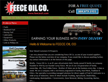 Tablet Screenshot of feeceoilfuel.com